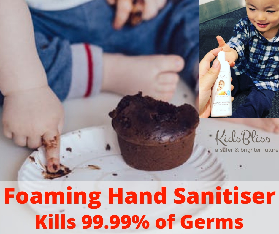 Kidsbliss Foaming Hand Sanitiser Chemical Free All Natural